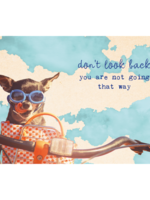 Zintenz Ansichtkaart Don't look back