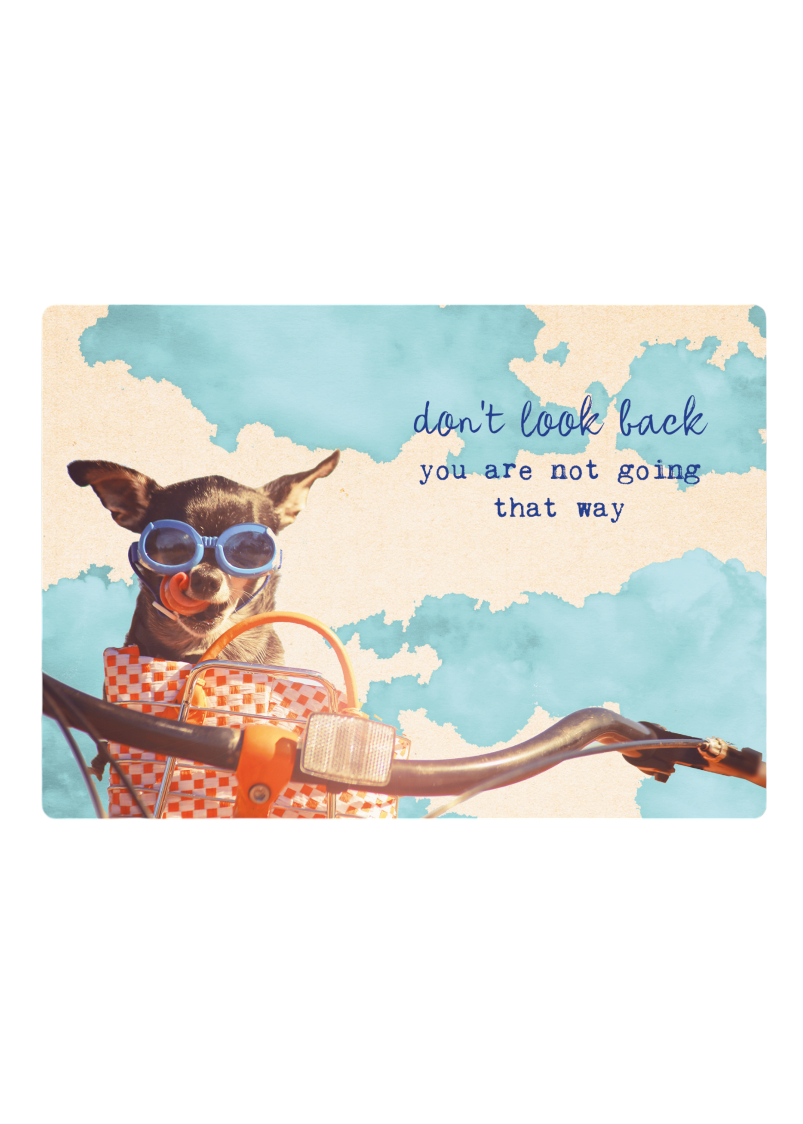 Zintenz Ansichtkaart Don't look back TL139