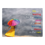 Zintenz Ansichtkaart Life isn't about waiting for the storm TL77