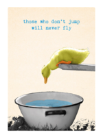 Zintenz Ansichtkaart Those who don't jump TL136