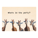 Zintenz Ansichtkaart Where is the party? TL129