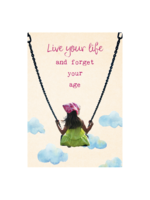 Zintenz Ansichtkaart Live your life and forget your age TL59*
