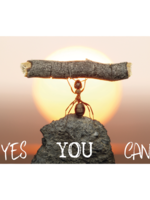 Zintenz Ansichtkaart Yes you can