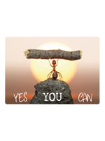 Zintenz Ansichtkaart Yes you can TL75