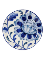 Return to Sender Schaaltje blue flowers design 3  ø11 cm - Thailand