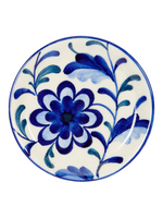 Return to Sender Schaaltje blue flowers design 2 ø11 cm  - Thailand