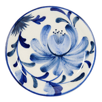 Return to Sender Schaaltje blue flowers design 1  ø11 cm - Thailand