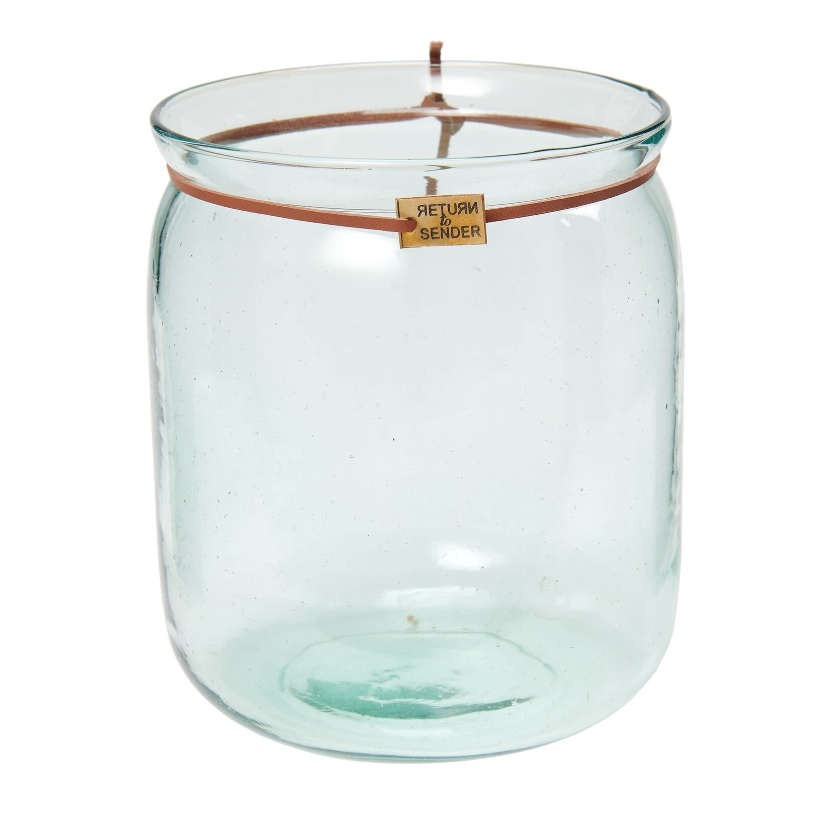 Return to Sender Windlicht glas L 17,5 x 14,5 cm - India