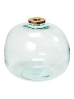 Return to Sender Vaas kandelaar glas rond 17,5x20cm - India