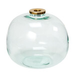 Return to Sender Vaas kandelaar glas rond small 10,5x14cm - India