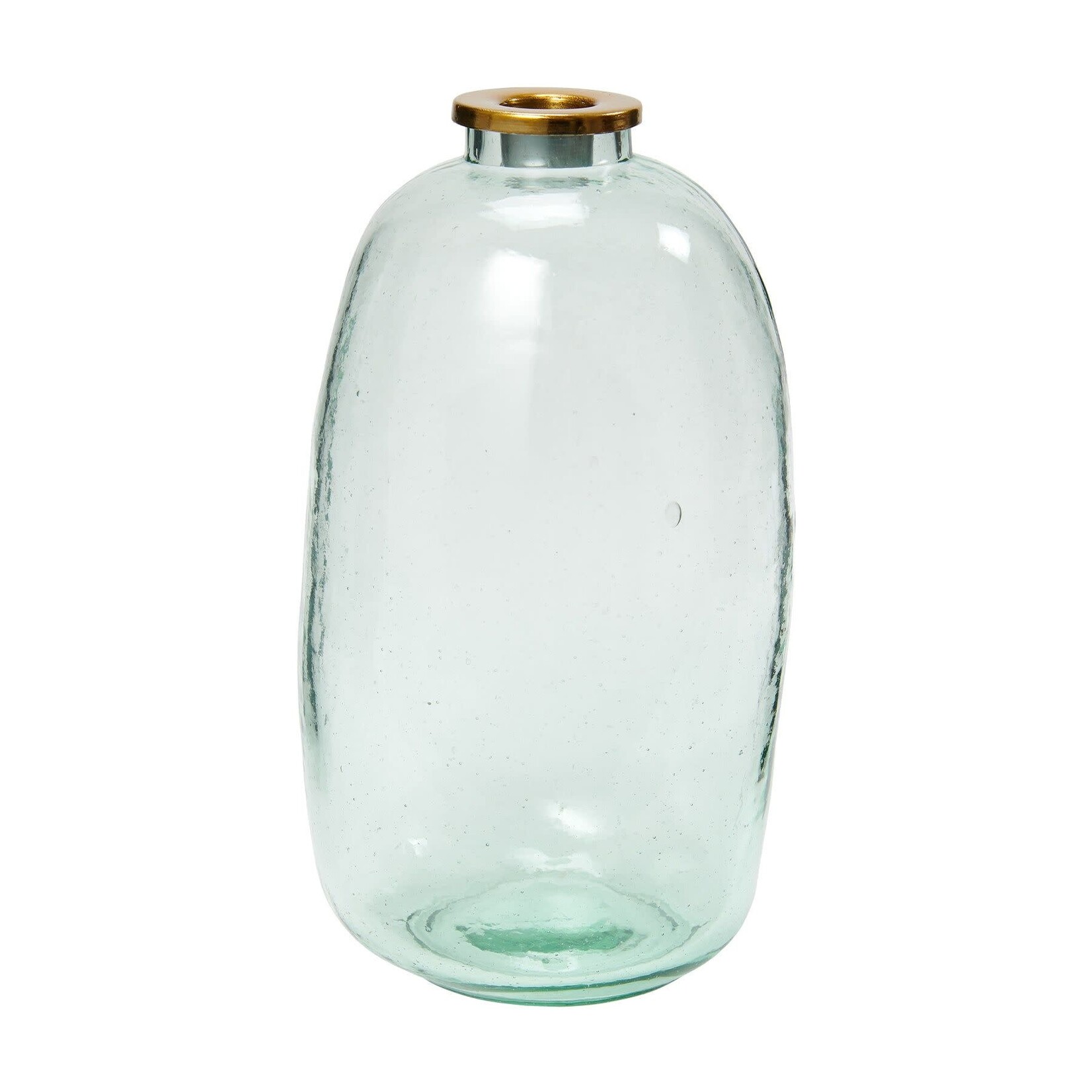 Return to Sender Vaas kandelaar glas hoog L 22cm - India