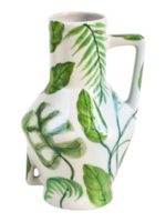 Return to Sender Vaas handpainted jungle small 15cm - Thailand