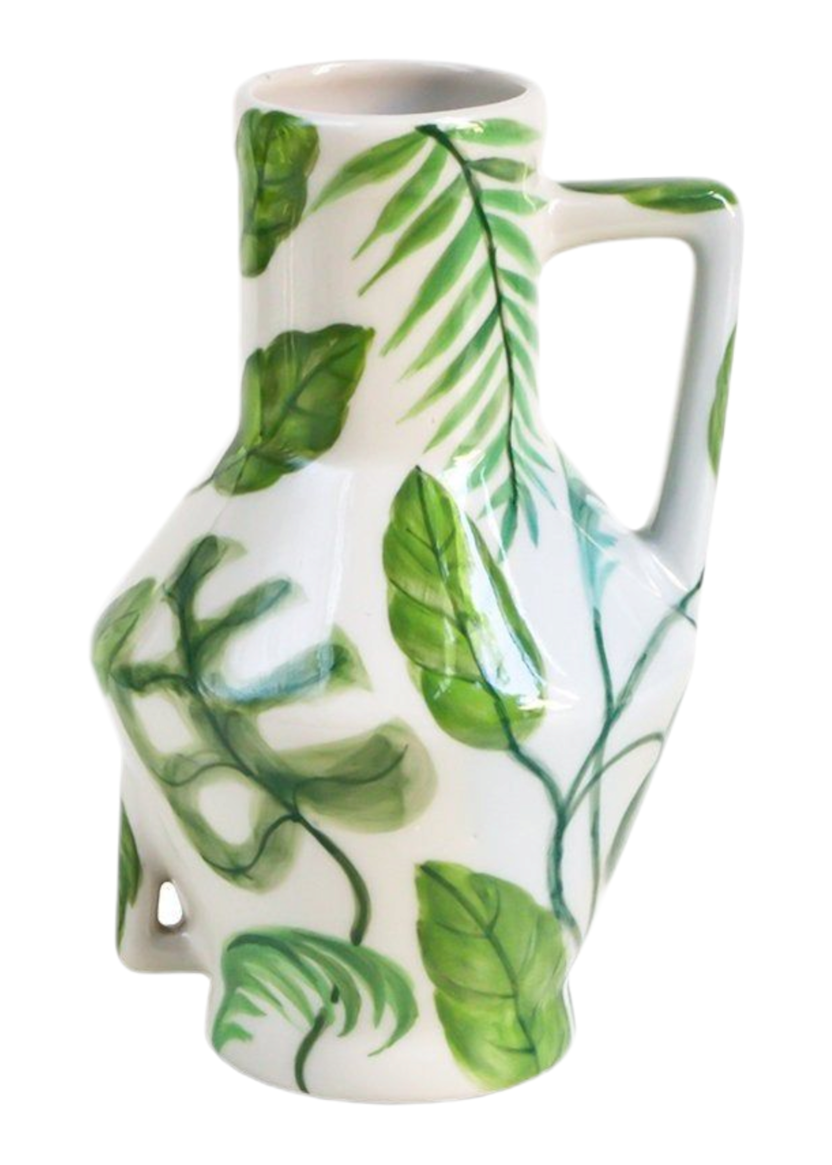 Return to Sender Vaas handpainted jungle small 15cm - Thailand