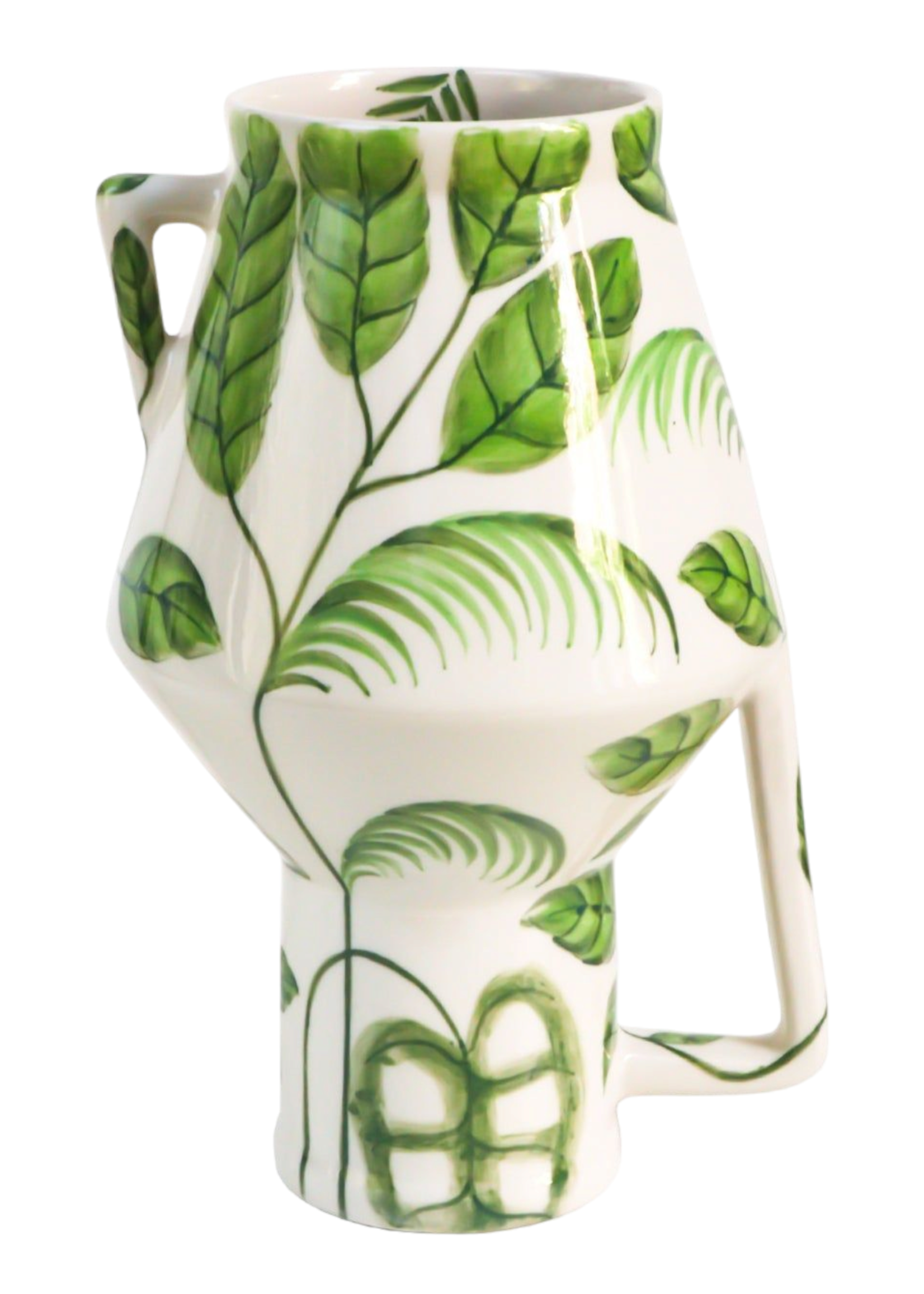 Return to Sender Vaas handpainted jungle medium 30cm - Thailand