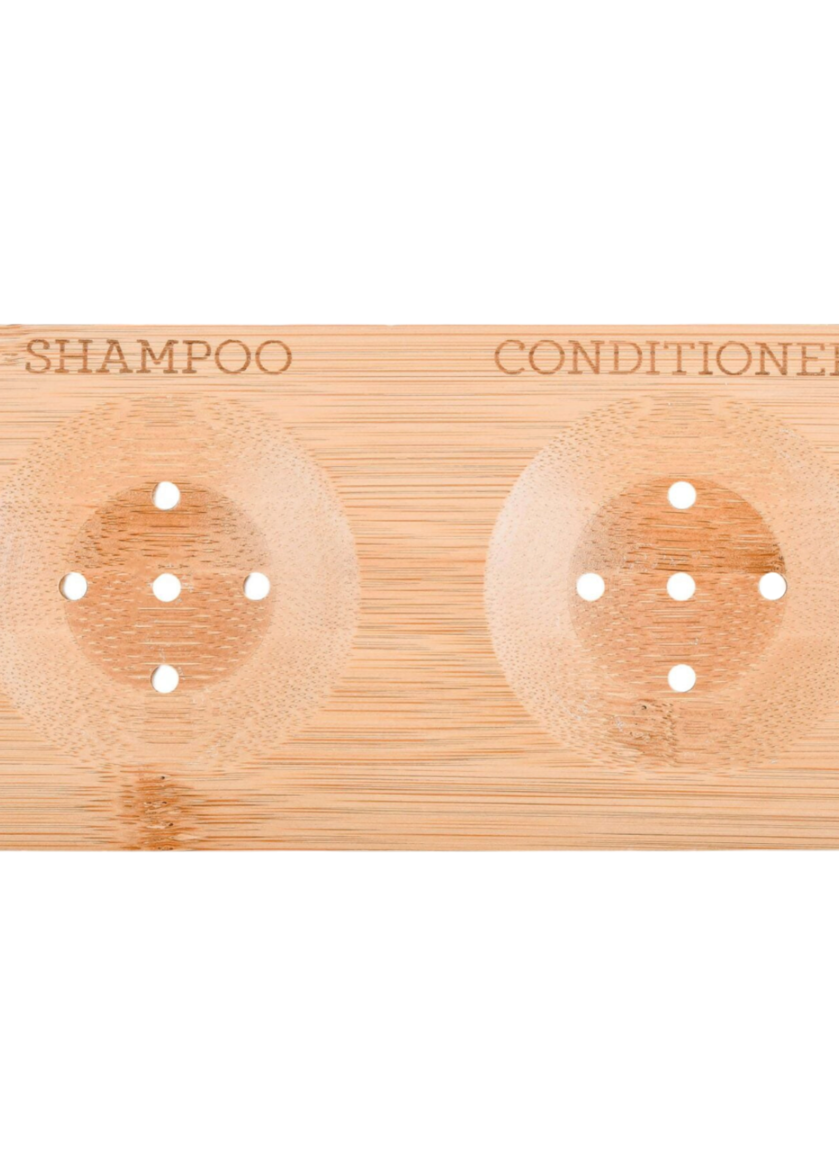 Blokzeep Blokzeep Bamboe zeephouder 2 rechthoekig