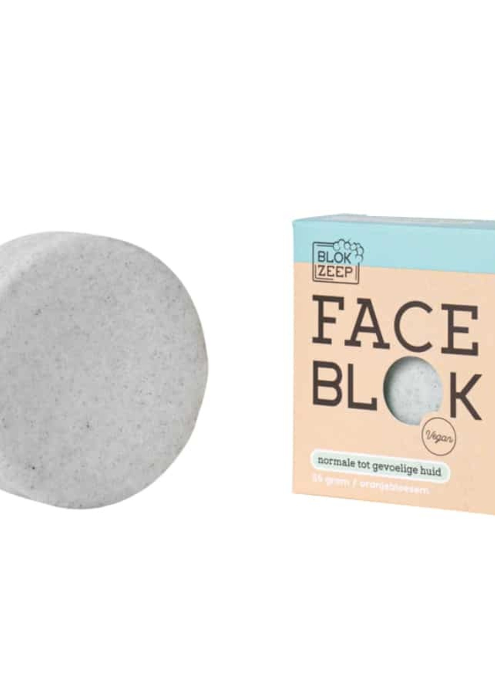 Blokzeep Blokzeep Gezichtsreiniger bar - Oranjebloesem