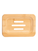 Blokzeep Blokzeep Bamboe zeephouder rechthoek klein