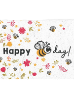 Bloom Postkaart Happy BEEday! Growing Paper - Zuid Afrika