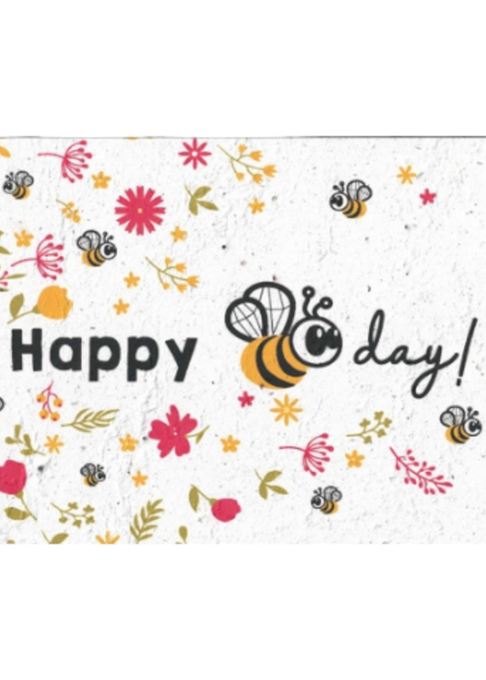 Bloom Postkaart Happy BEEday! Growing Paper - Zuid Afrika