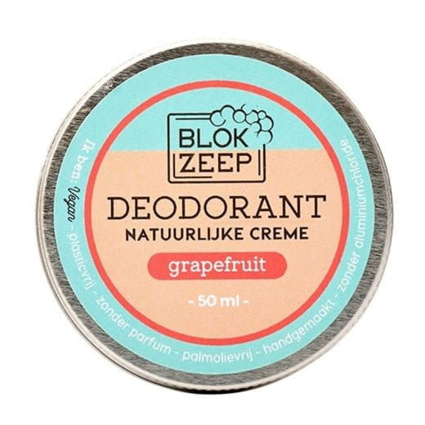 Blokzeep Blokzeep deodorant creme grapefruit