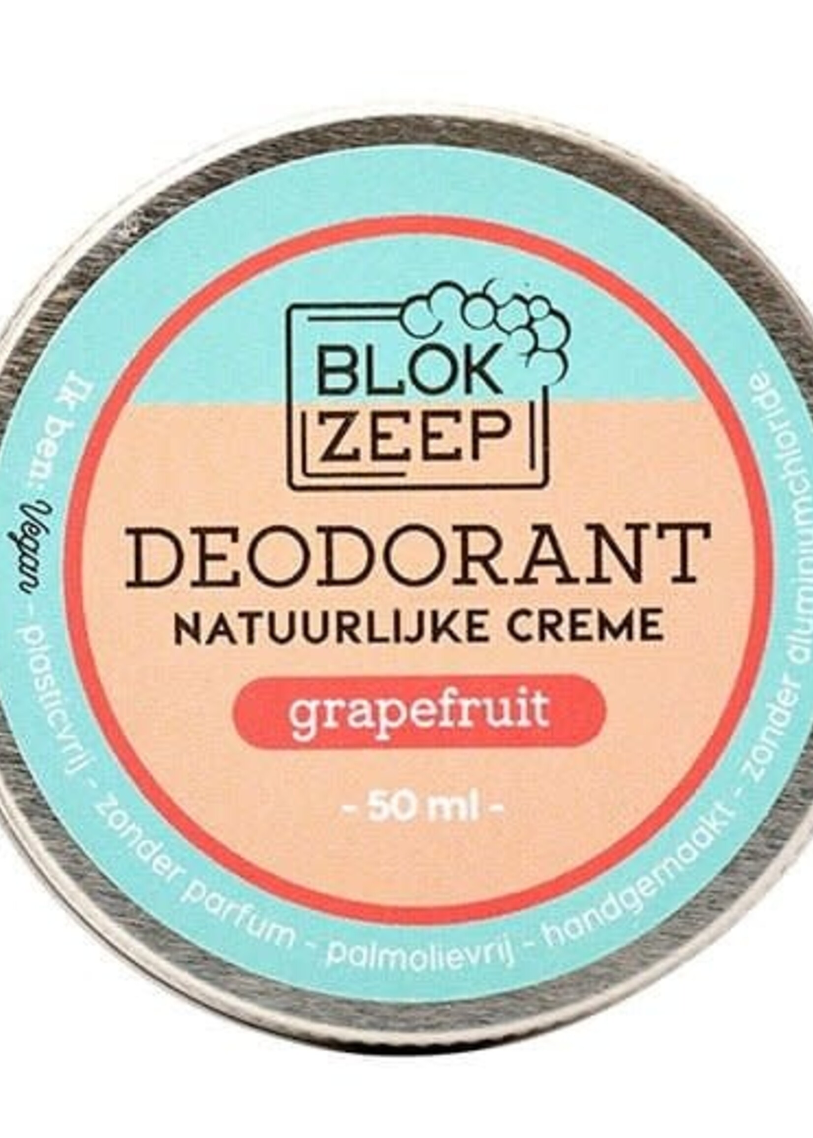 Blokzeep Blokzeep deodorant creme grapefruit