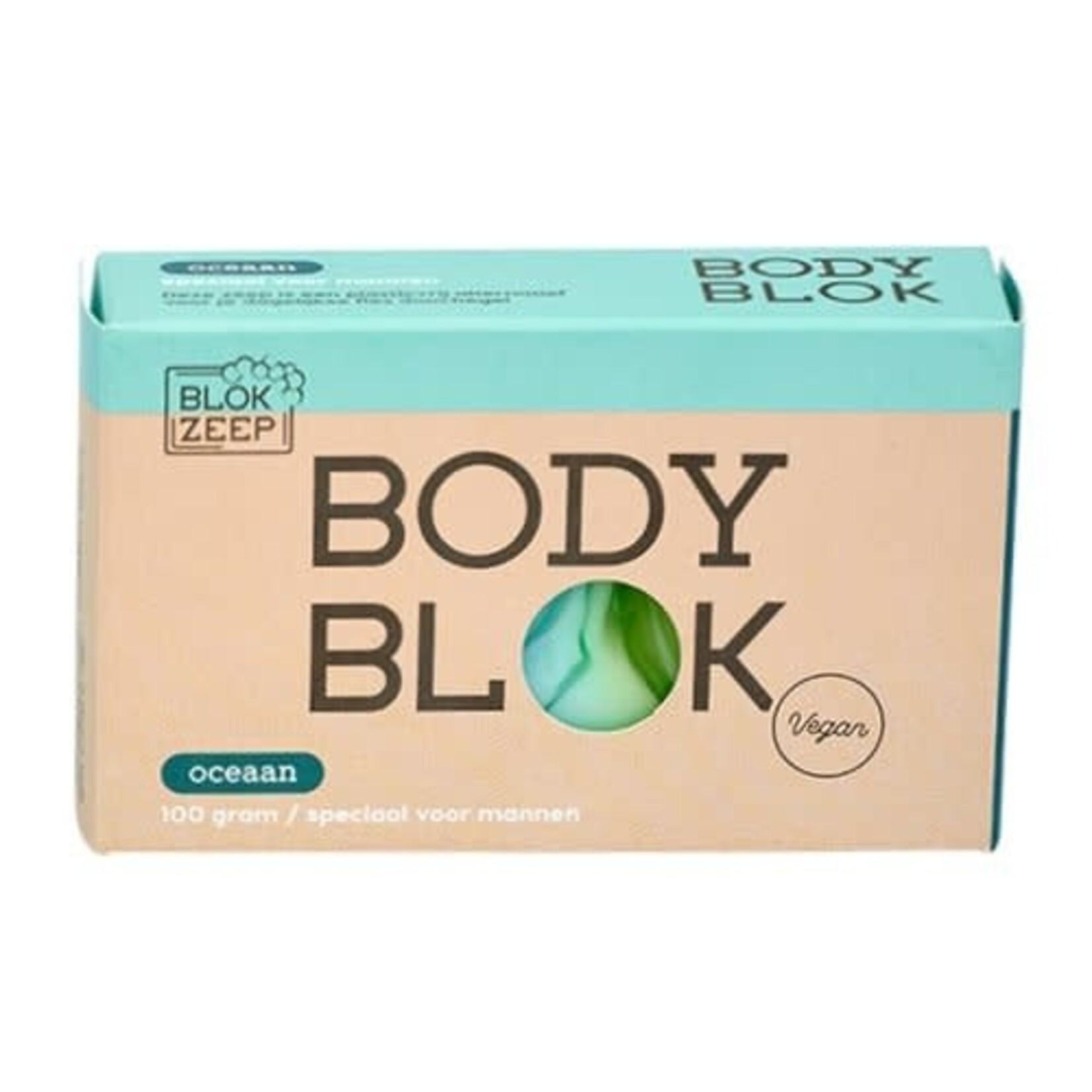 Blokzeep Blokzeep Body Bar Oceaan vegan speciaal voor mannen