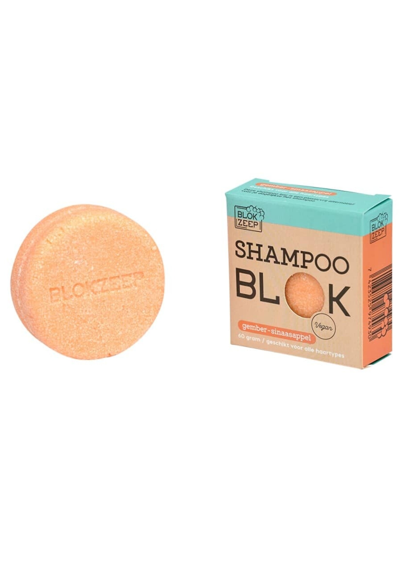 Blokzeep Blokzeep Shampoo Bar Gember-sinaasappel