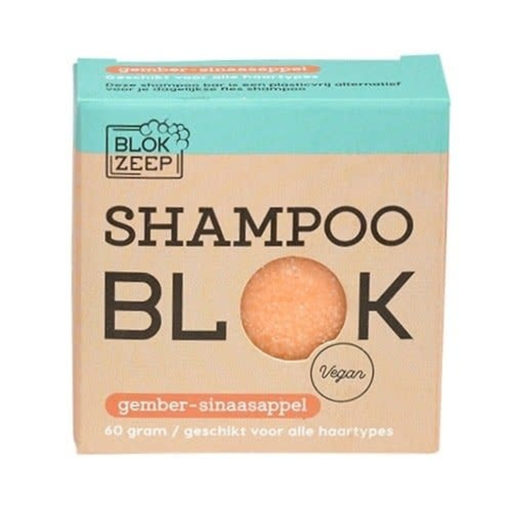 Blokzeep Blokzeep Shampoo Bar Gember-sinaasappel