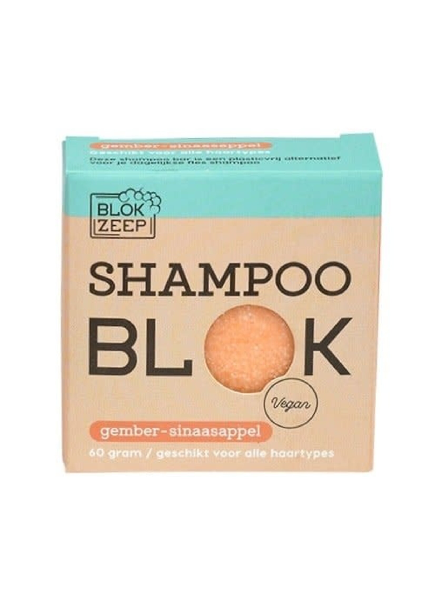 Blokzeep Blokzeep Shampoo Bar Gember-sinaasappel