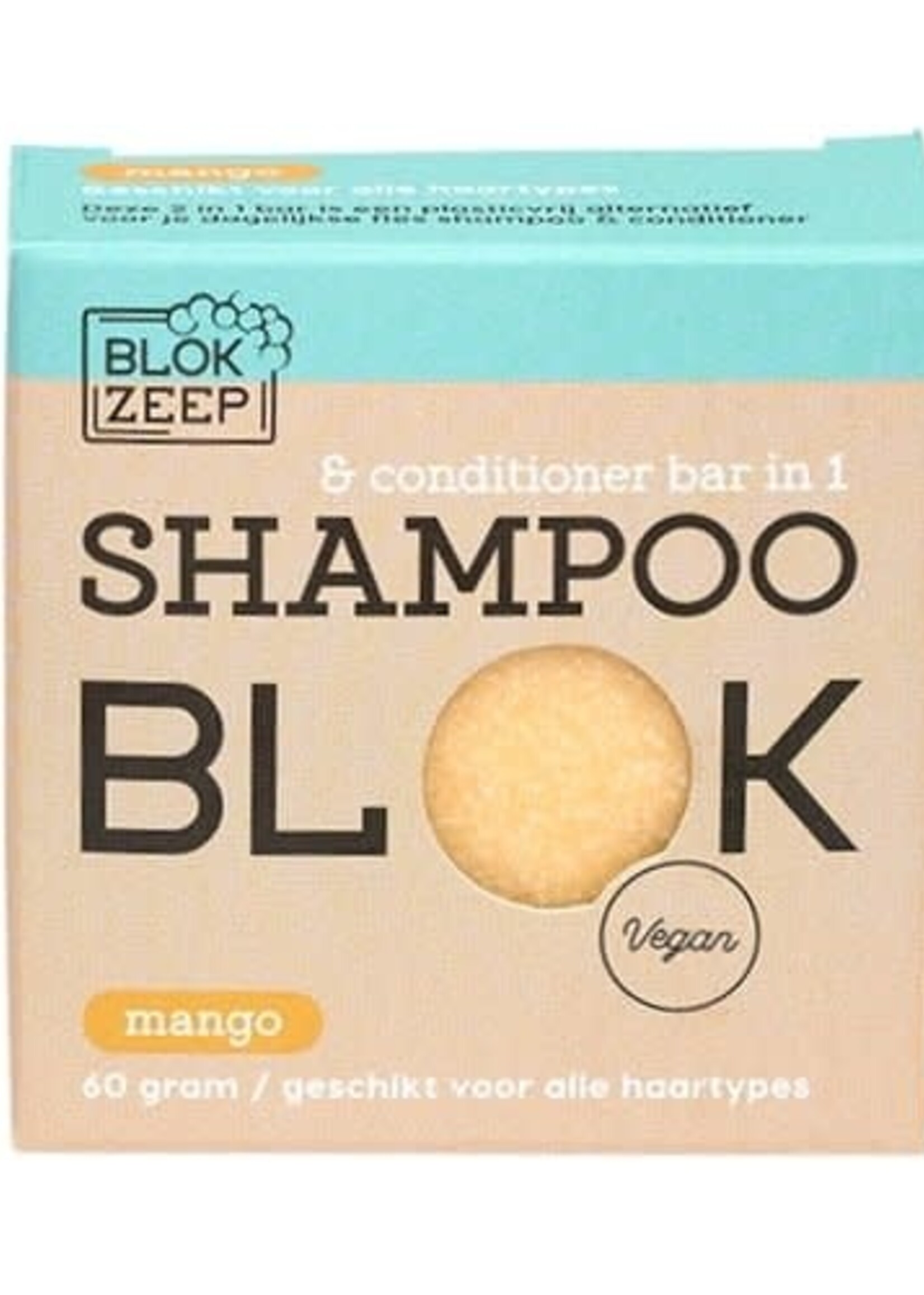 Blokzeep Blokzeep Shampoo & Conditioner Bar in 1 – Mango