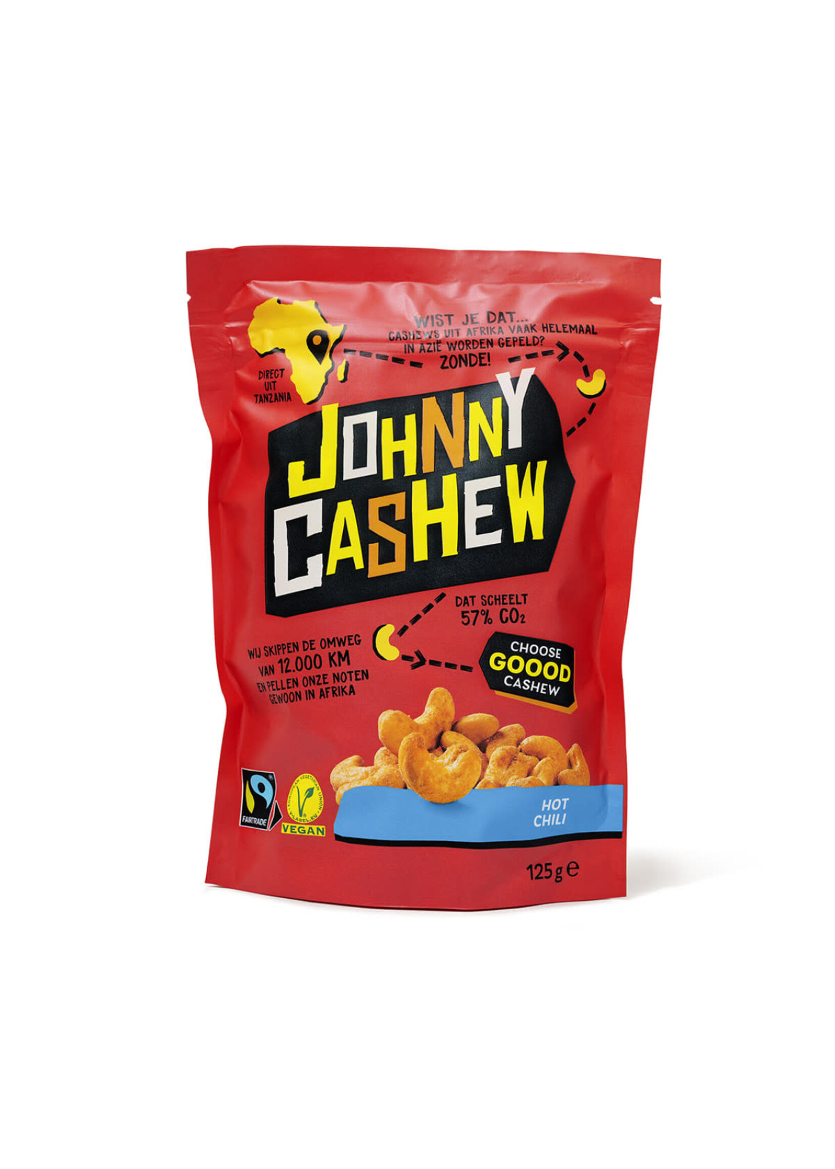 Johnny Cashew Johnny Cashew Hot chili 100g - Tanzania