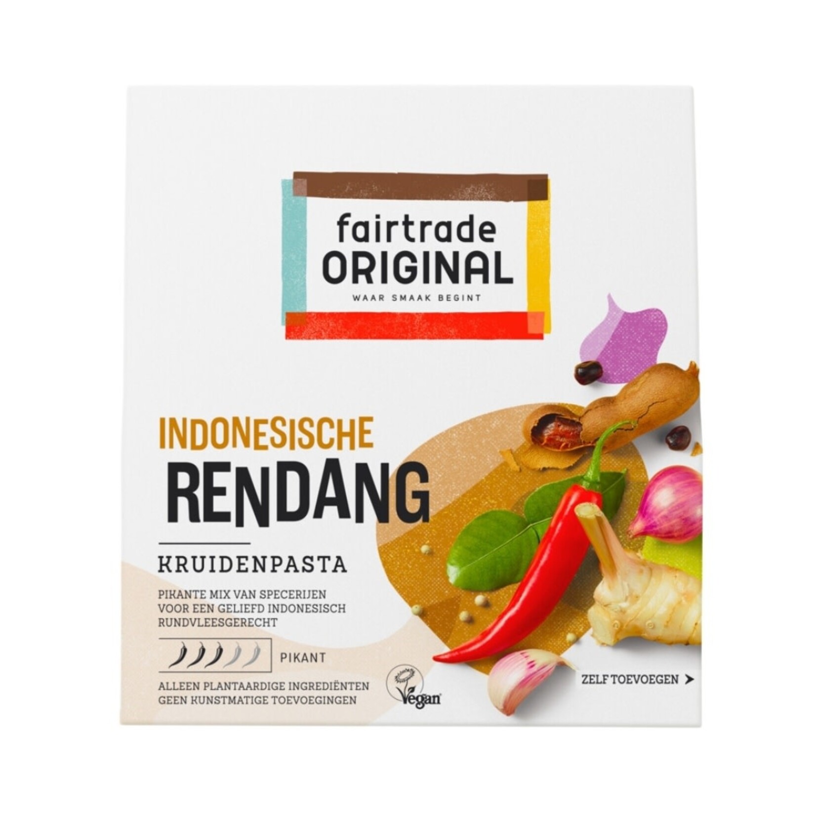 Fair Trade Original Fairtrade Original Boemboe Rendang kruidenpasta 75gr - Indonesië