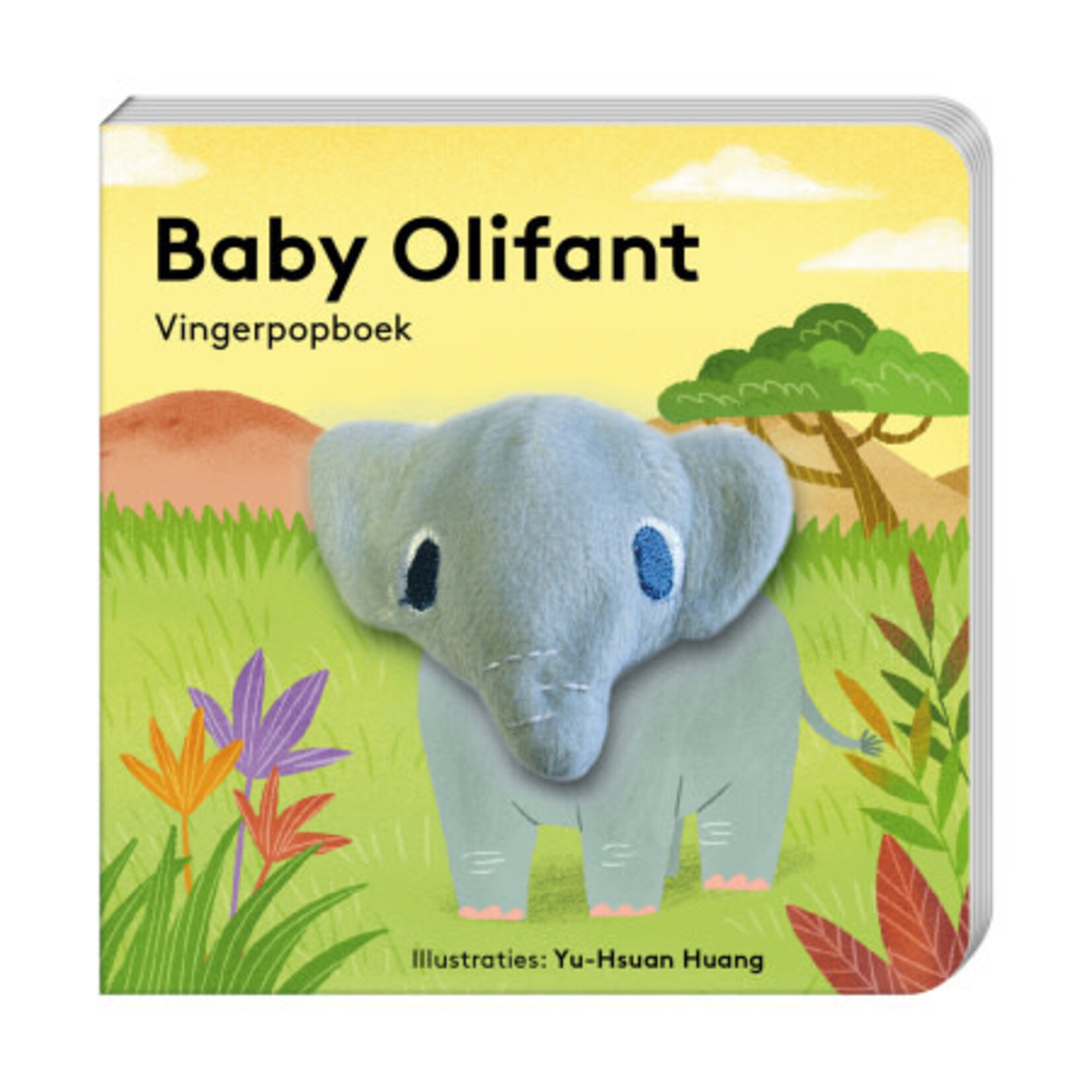 Bondgenoot en Partners Vingerpopboekje Baby Olifant