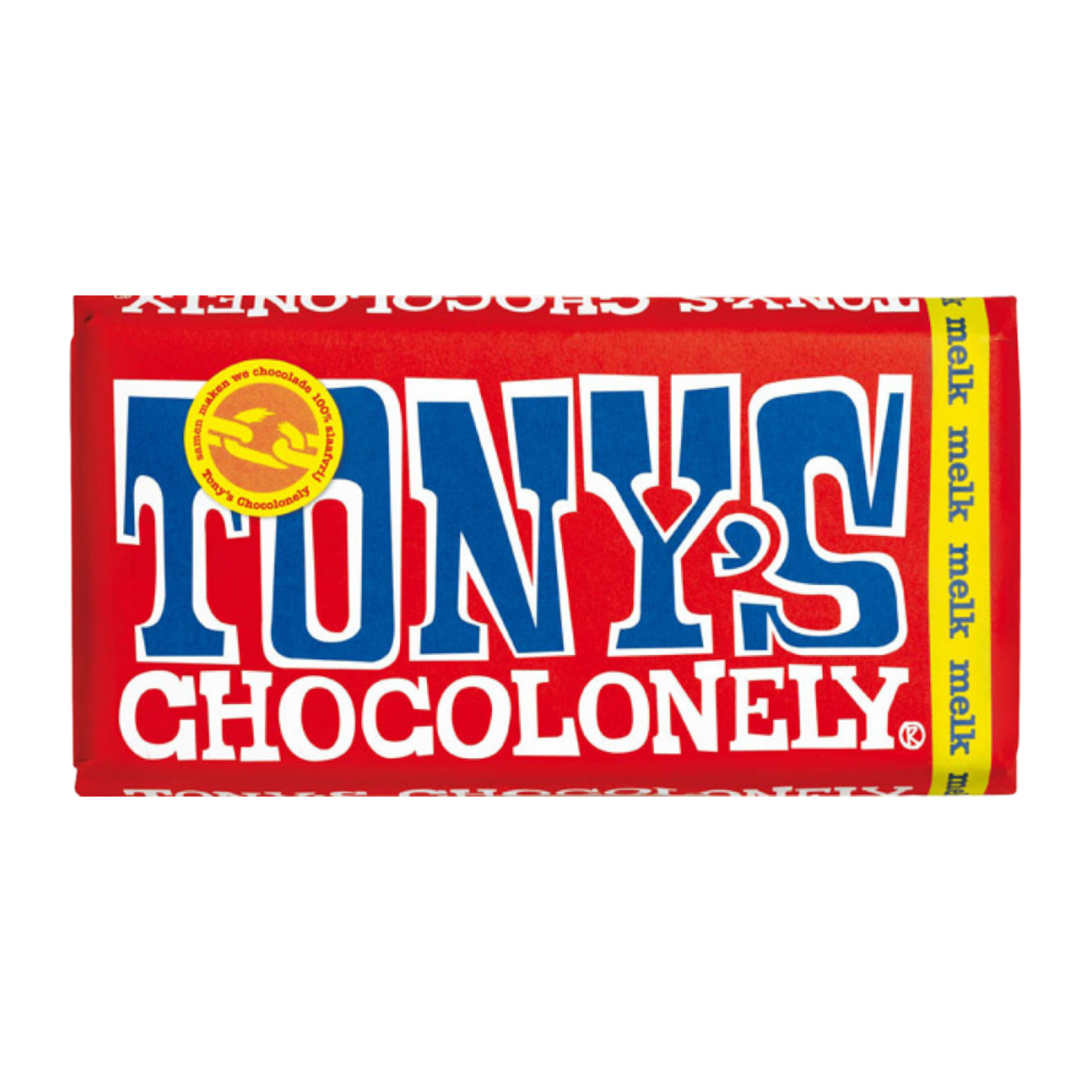 Tony's Chocolonely Nederland Tony Chocolonely Melk Reep 180 gr