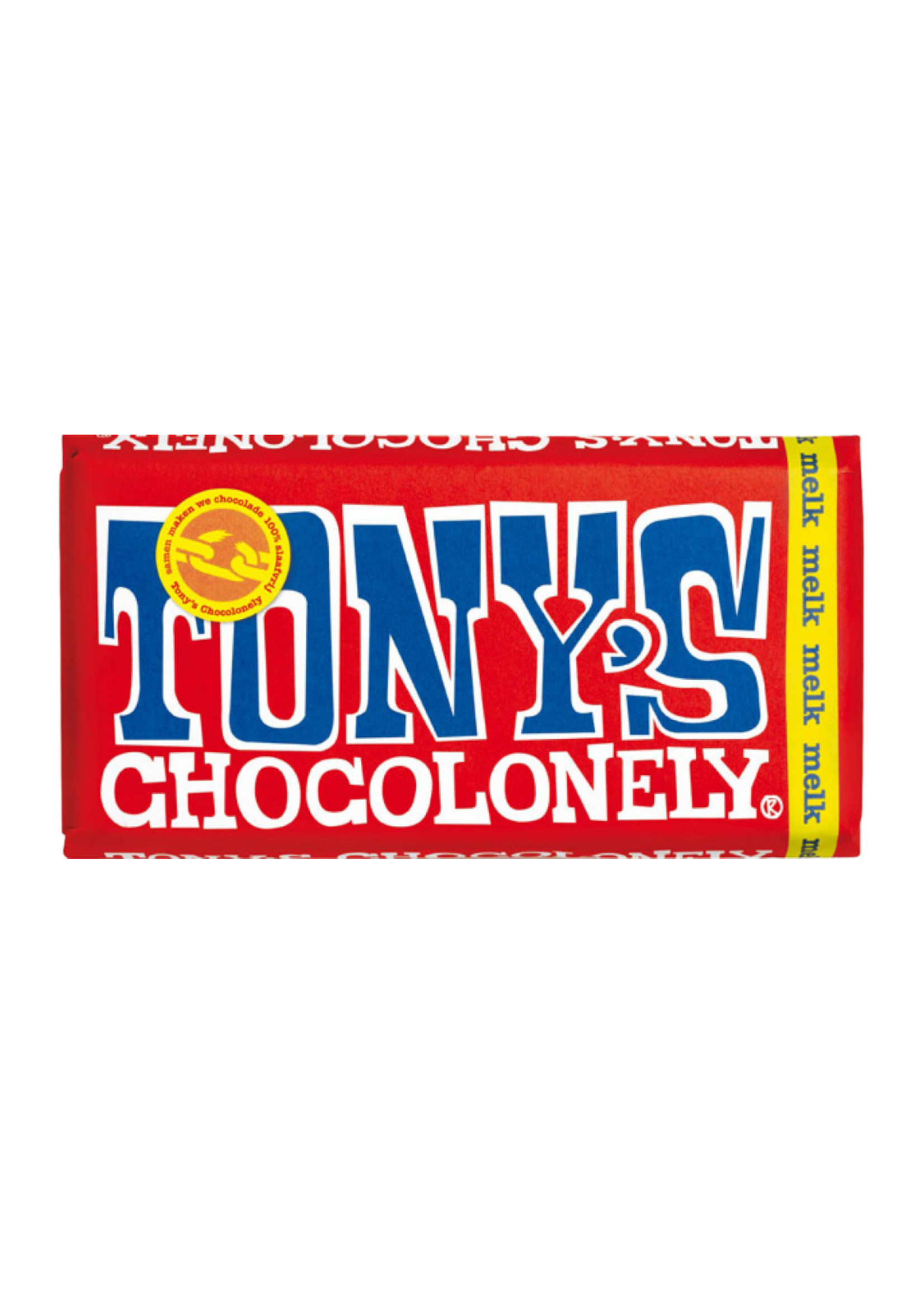 Tony's Chocolonely Nederland Tony Chocolonely Melk Reep 180 gr