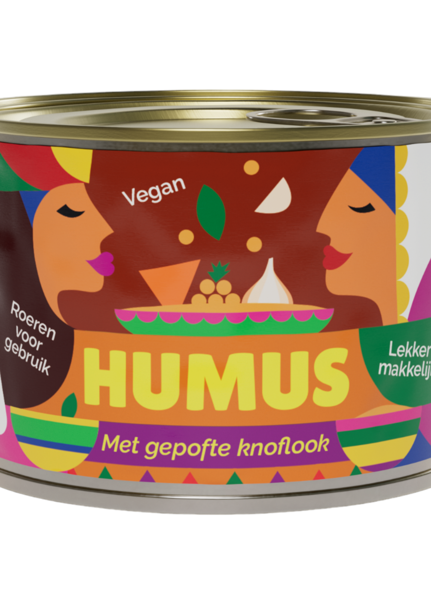 Mixblik Mixblik Humus met gepofte knoflook  bio  vegan 180gr