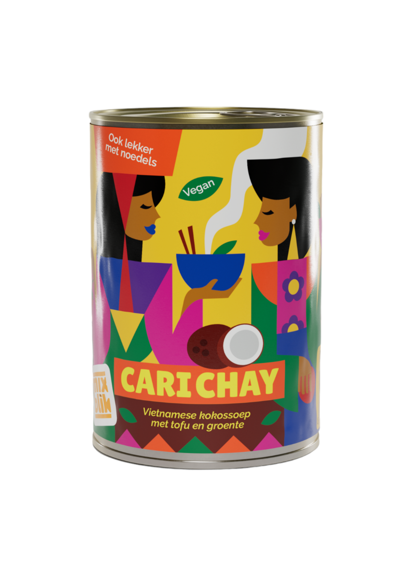 Mixblik Mixblik Cari Chay kokossoep  bio  vegan 390gr