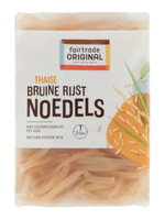 Fair Trade Original Fairtrade Original bruine Rijstnoedels zilvervliesrijst MH - Thailand