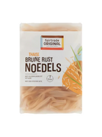 Fair Trade Original Fairtrade Original bruine Rijstnoedels zilvervliesrijst MH - Thailand