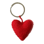 BeYoona Sleutelhanger hartje rood vilt - Nepal