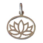 Dakini Hanger zilver Lotus small - Nepal