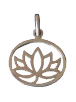 Dakini Hanger zilver Lotus small - Nepal