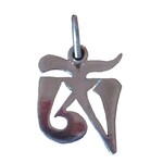 Dakini Hanger zilver Tibetaans OHM small - Nepal