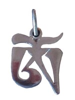 Dakini Hanger zilver Tibetaans OHM small - Nepal
