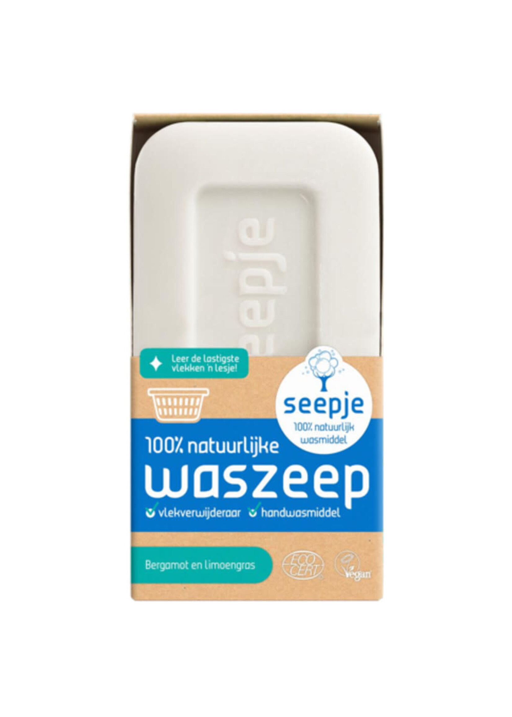 Seepje Seepje Waszeep  Vlekverwijderaar Bergamot citroengras 120 gr