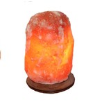 Art BizNiz Himalaya zoutlamp houten voet 4-6 kg 25cm - Pakistan