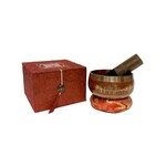Dakini Klankschaal set rood handmade - Nepal