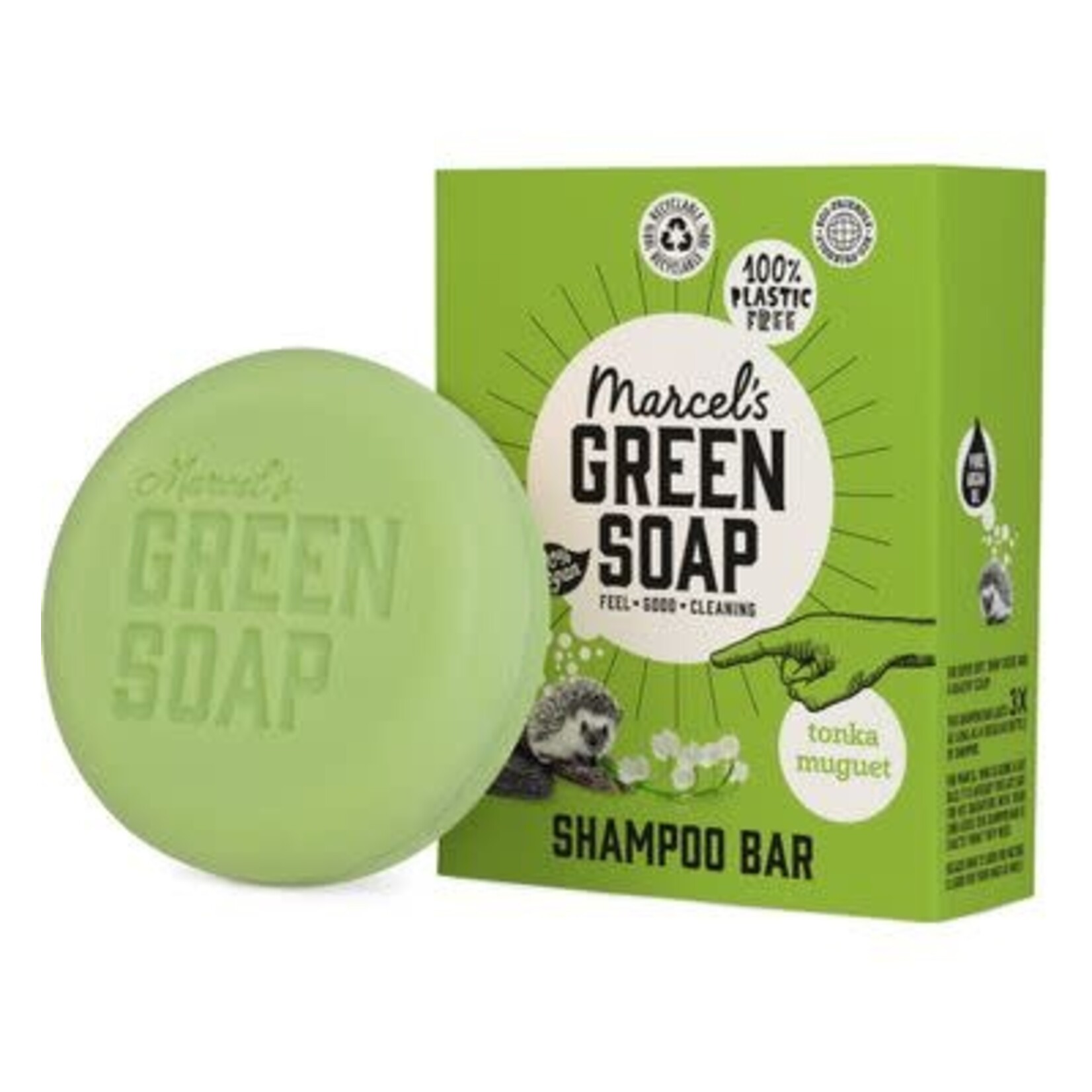 Marcel's Green Soap Marcel's Green Soap Shampoo Bar Tonka & Muguet