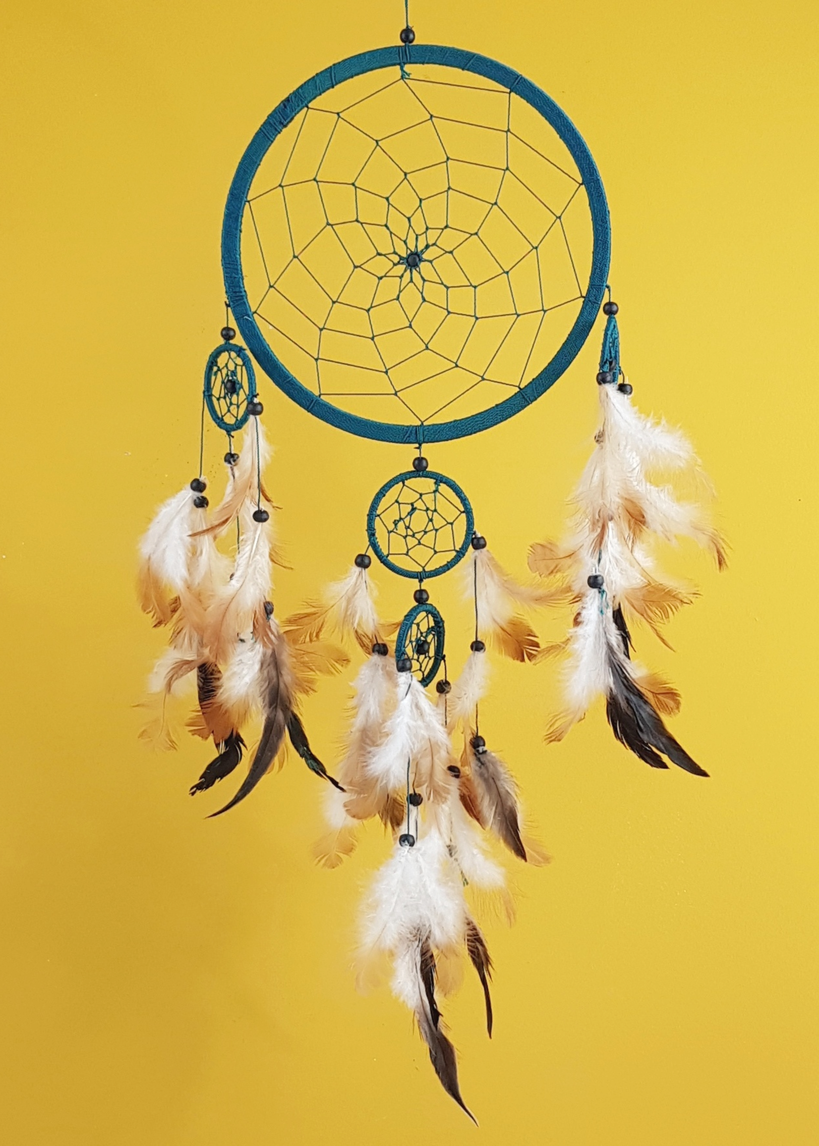 Madat Nepal Dromenvanger Dewi 12 cm green  - Indonesië