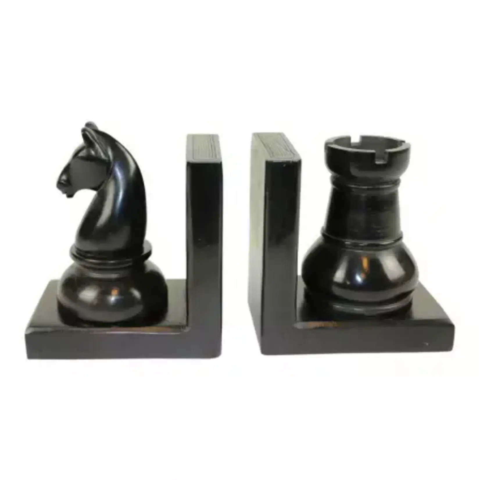 Sarana Boekensteunen set palewa stone chess black - India